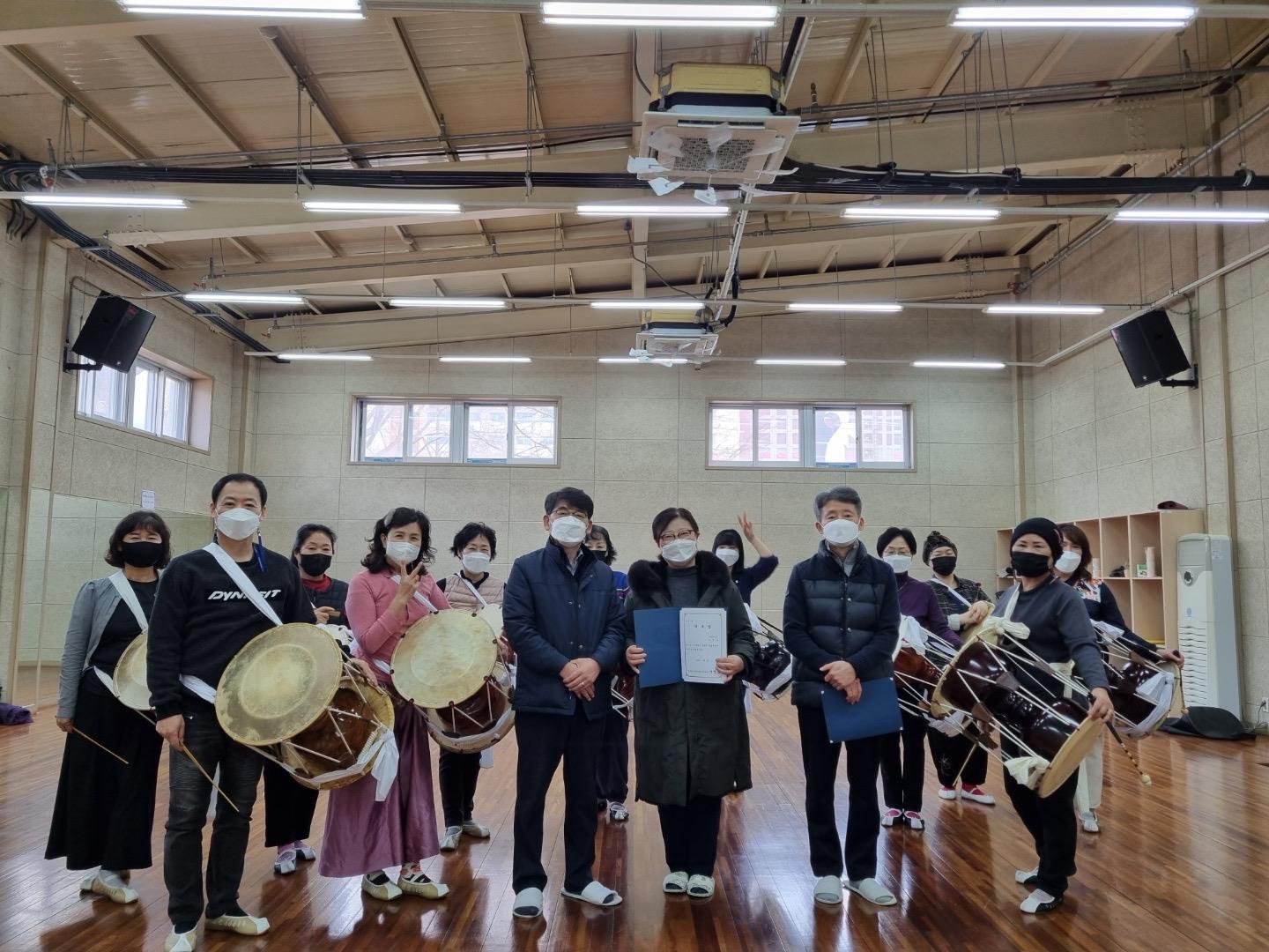 풍물단 2021 하반기 신입단원 위촉식