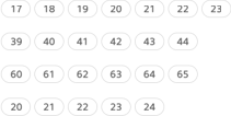 OP(17~23), OP(39~44), OP(60~65), Q(20~26) / 가변좌석
